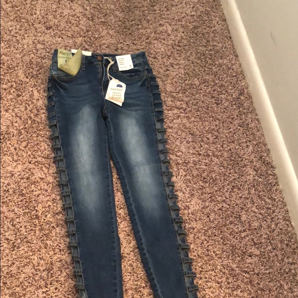 Lattice anklet skinny!!